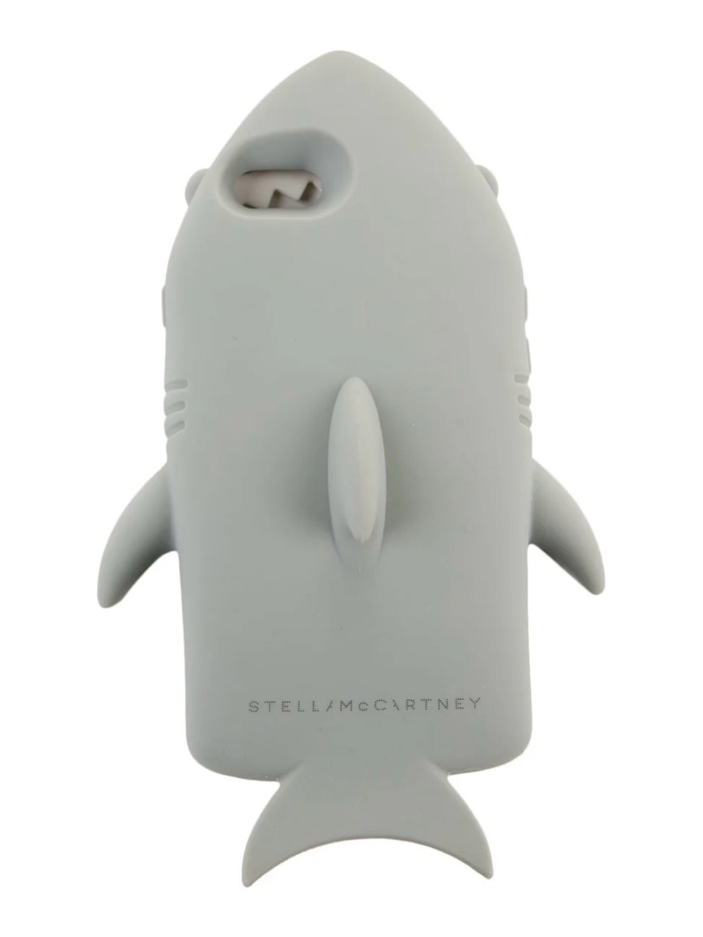 Stella McCartney Light Gray Shark Silicone Phone Case